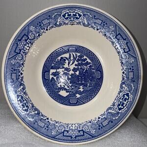 Willow Ware Soup Bowl Royal China, Royal-Ironstone, Dishwasher Safe Made in USA